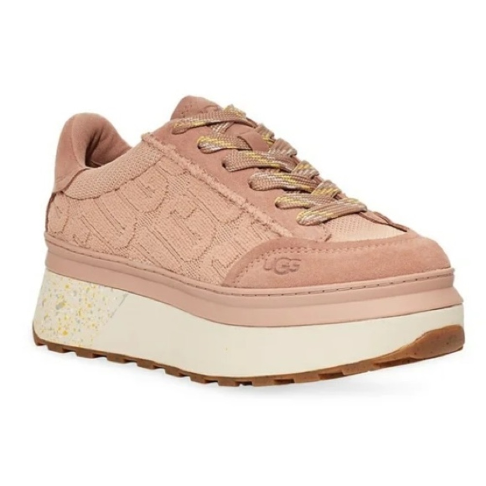 UGG Marin Lace Logo Sneaker Size 7 - Picture 2 of 11